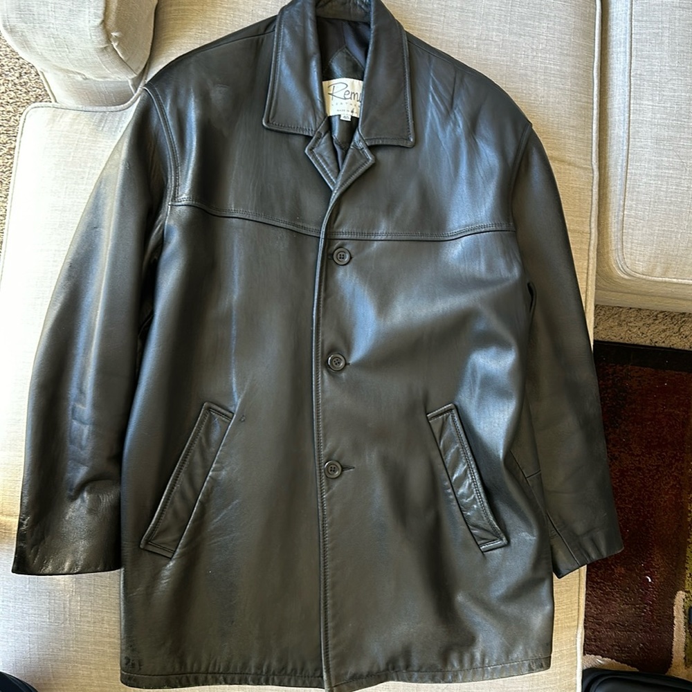 Remy Black Leather Jacket